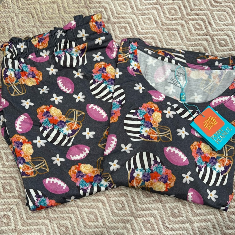 Posh Touchdown Women’s Pajamas, Small